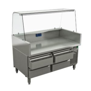 Hot-Dog module reduced wide with 4 cooling drawers