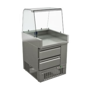 Hot Dog Module narrow with 2 cooled drawers