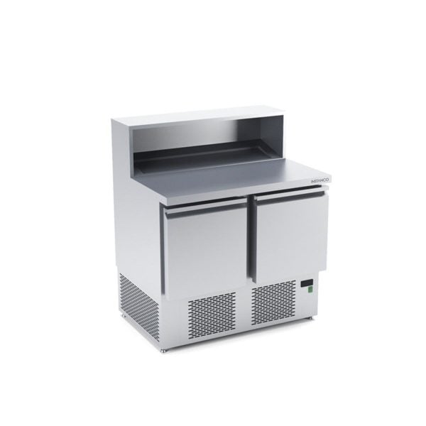 Cooling table for pizza with extension Cooling table for pizza with extension