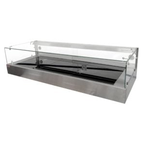 Heating display case MINI 3 with ceramic plates