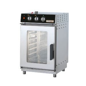 Convection-steam oven with manual control panel
