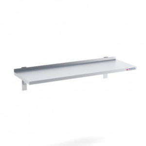 Stainless steel wall shelf single 1000x400x250