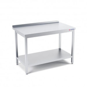 Stainless table for working with a shelf 1000x600x850