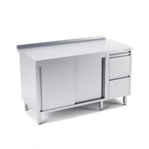 Table with a cabinet and drawers 1400x600x600x850