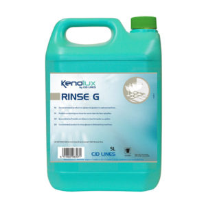 concentrated rinsing product for dishwashers  RINSE G