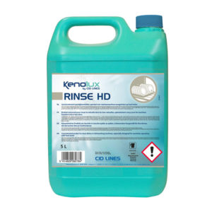 Acidic shine product for dishes in  dishwashers RINSE HD