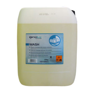 Alkaline cleaning product for automated dish washing WASH