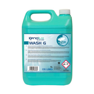 Highly concentrated alkaline cleaning product glass washers and sensitive materials WASH G